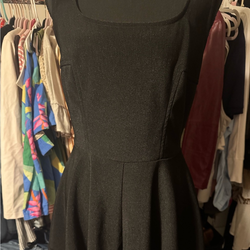 Lulu's Classic Black Mini Dress